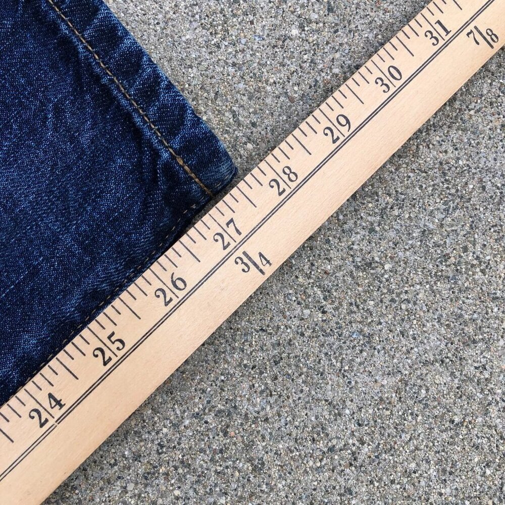 AGI DENIM Denim Jeans Men's 28 x 28 Dark Wash Blue Authentic Futures But… - Picture 11 of 11